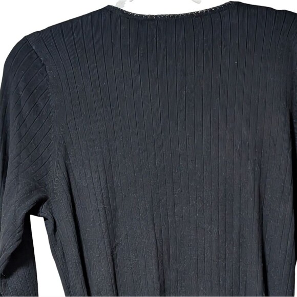 Pamela Dennis Private Client Group cotton cashmere knit full wrap dress Large - Picture 8 of 10